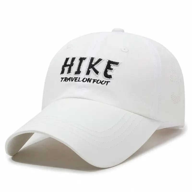 Men Lightweight Mesh Baseball Cap with "Hike" Embroidery - Image 2