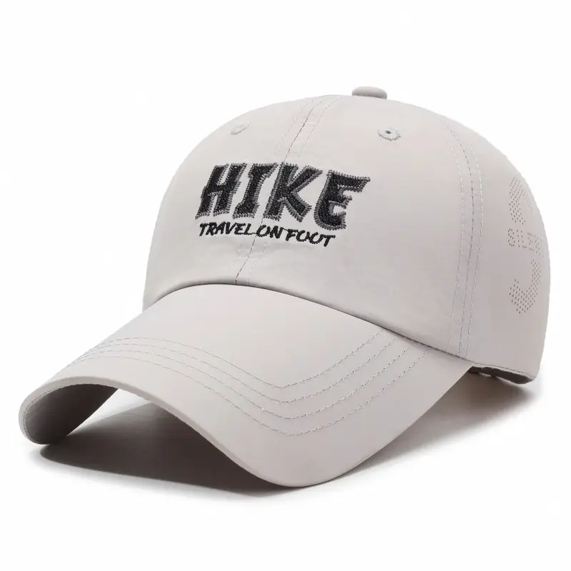 Men Lightweight Mesh Baseball Cap with "Hike" Embroidery - Image 5