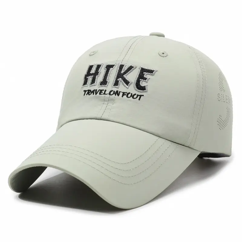 Men Lightweight Mesh Baseball Cap with "Hike" Embroidery - Image 8