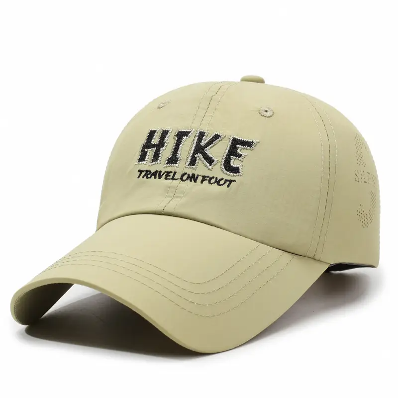 Men Lightweight Mesh Baseball Cap with "Hike" Embroidery - Image 9