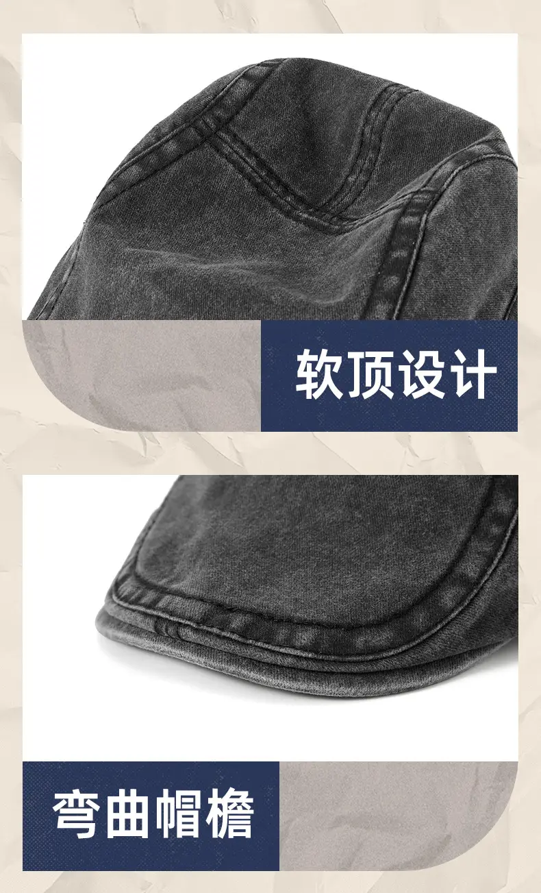 Women Spring Cowboy Hat Pure Grey Pure Soft — feature 33