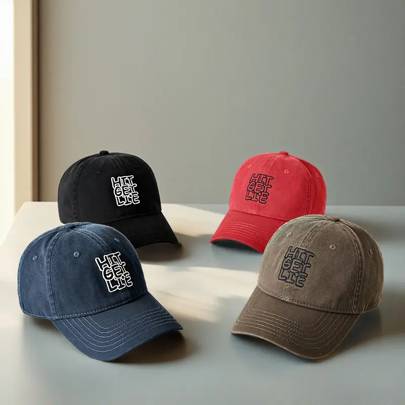 Men Black Embroidered Baseball Cap with "HIT THE BASICS" Design - Image 8