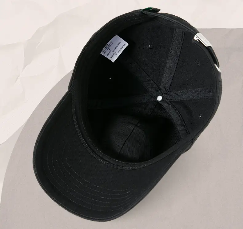 Men Black Embroidered Baseball Cap with "HIT THE BASICS" Design — feature 21