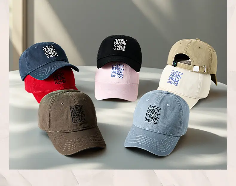 Men Black Embroidered Baseball Cap with "HIT THE BASICS" Design — feature 26