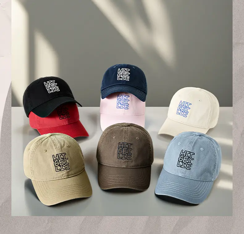 Men Black Embroidered Baseball Cap with "HIT THE BASICS" Design — feature 28