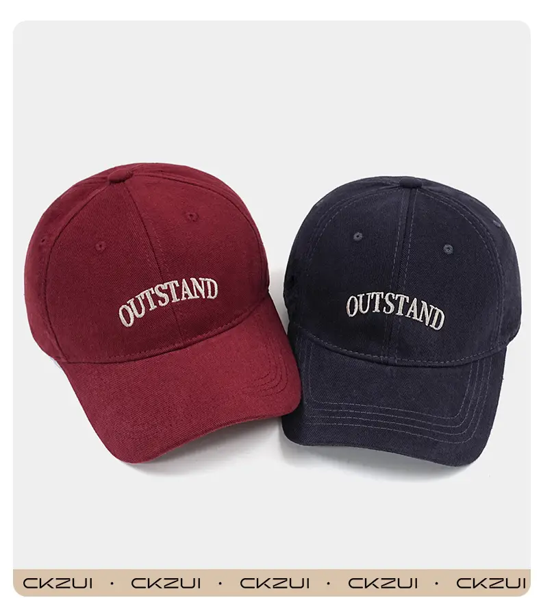 Outstand Embroidered Baseball Cap Brown Large — feature 10