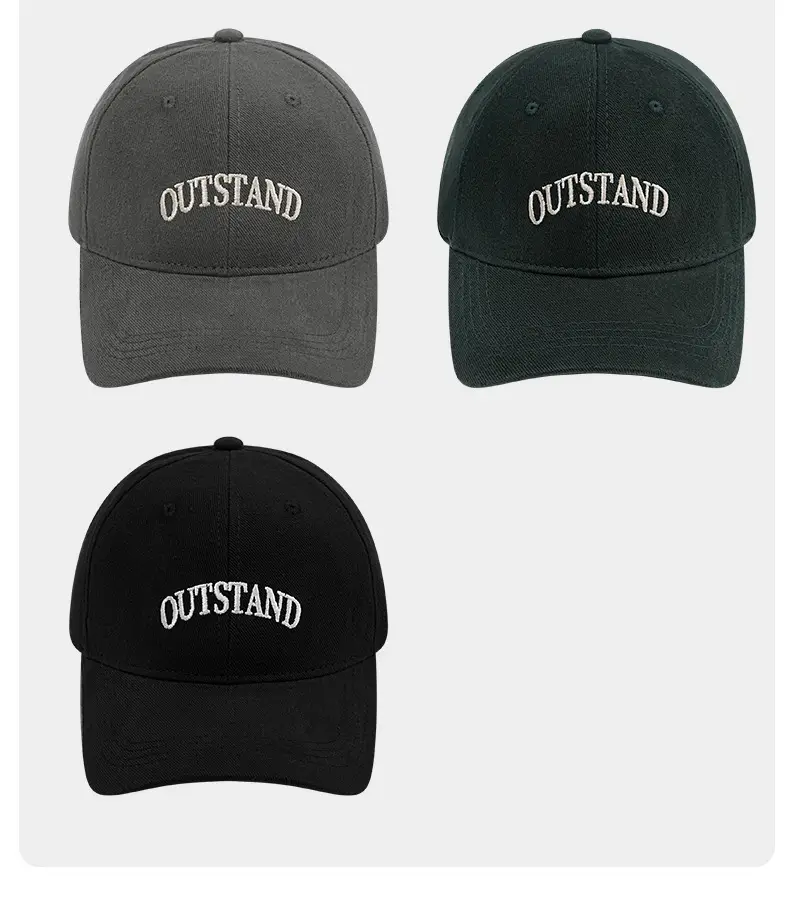 Outstand Embroidered Baseball Cap Brown Large — feature 12