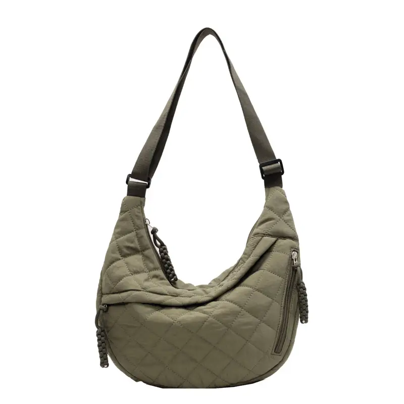 Autumn Winter Coat Shoulder Bag Cream 2024