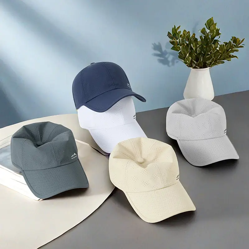 Spring Sun Protection Baseball Cap Anti-UV Grey - Image 14