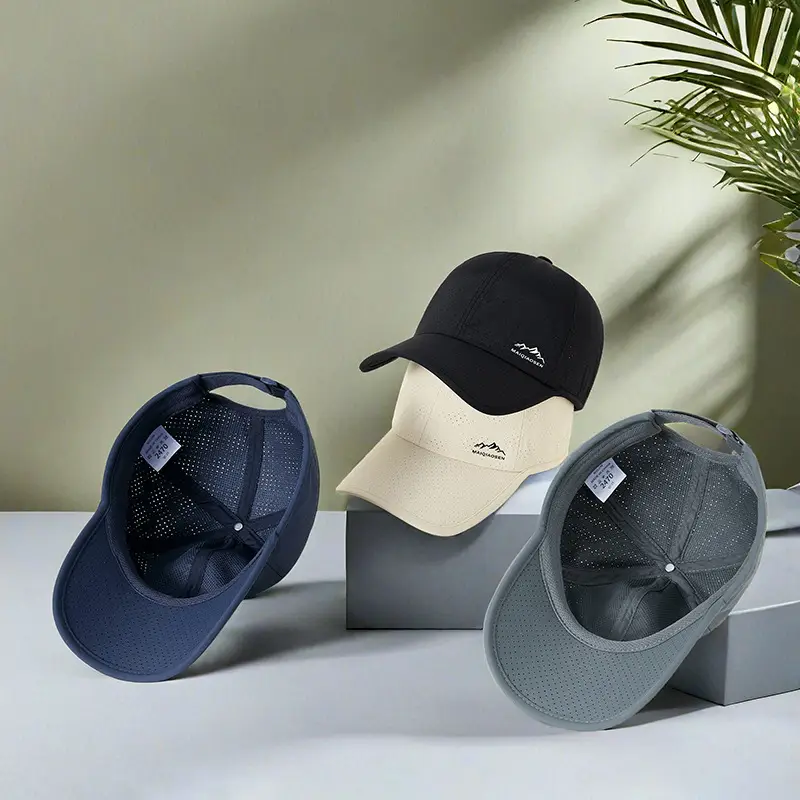 Spring Sun Protection Baseball Cap Anti-UV Grey - Image 15