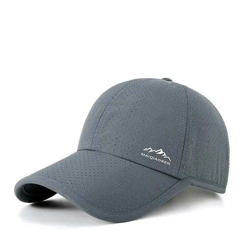 Spring Sun Protection Baseball Cap Anti-UV Grey - Image 3