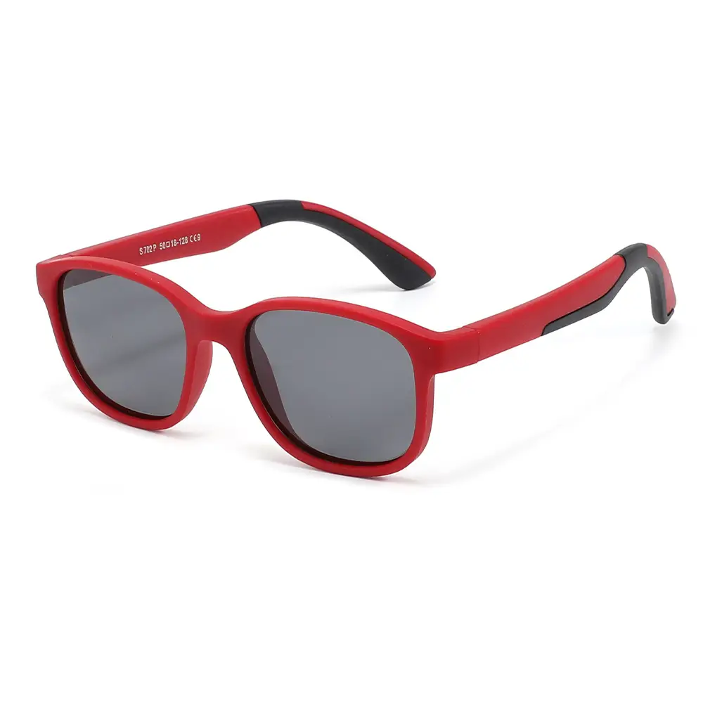 Kids Polarized Sunglasses Blue Yellow Secondary Injection Molding