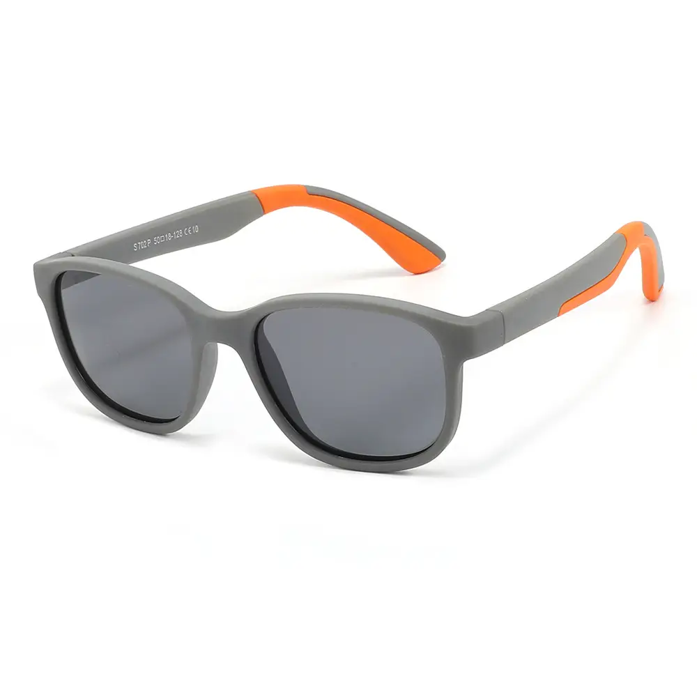 Kids Polarized Sunglasses Blue Yellow Secondary Injection Molding