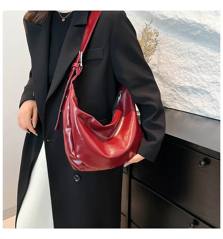 Red Leather Shoulder Bag for Women 2024 — feature 13