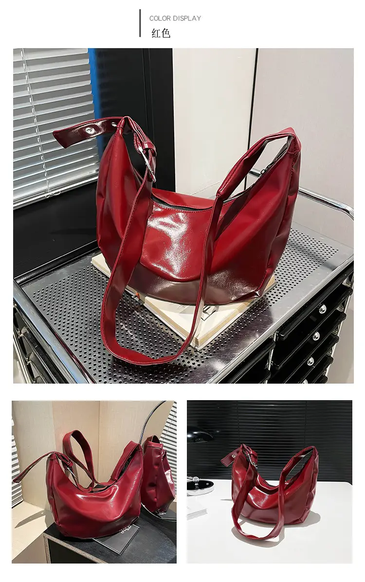 Red Leather Shoulder Bag for Women 2024 — feature 18