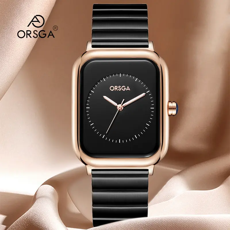 ORSGA Square Watch for Women Stainless Steel - Image 28