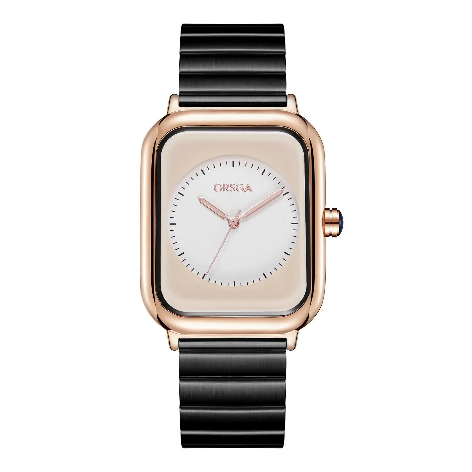 ORSGA Square Watch for Women Stainless Steel - Image 4