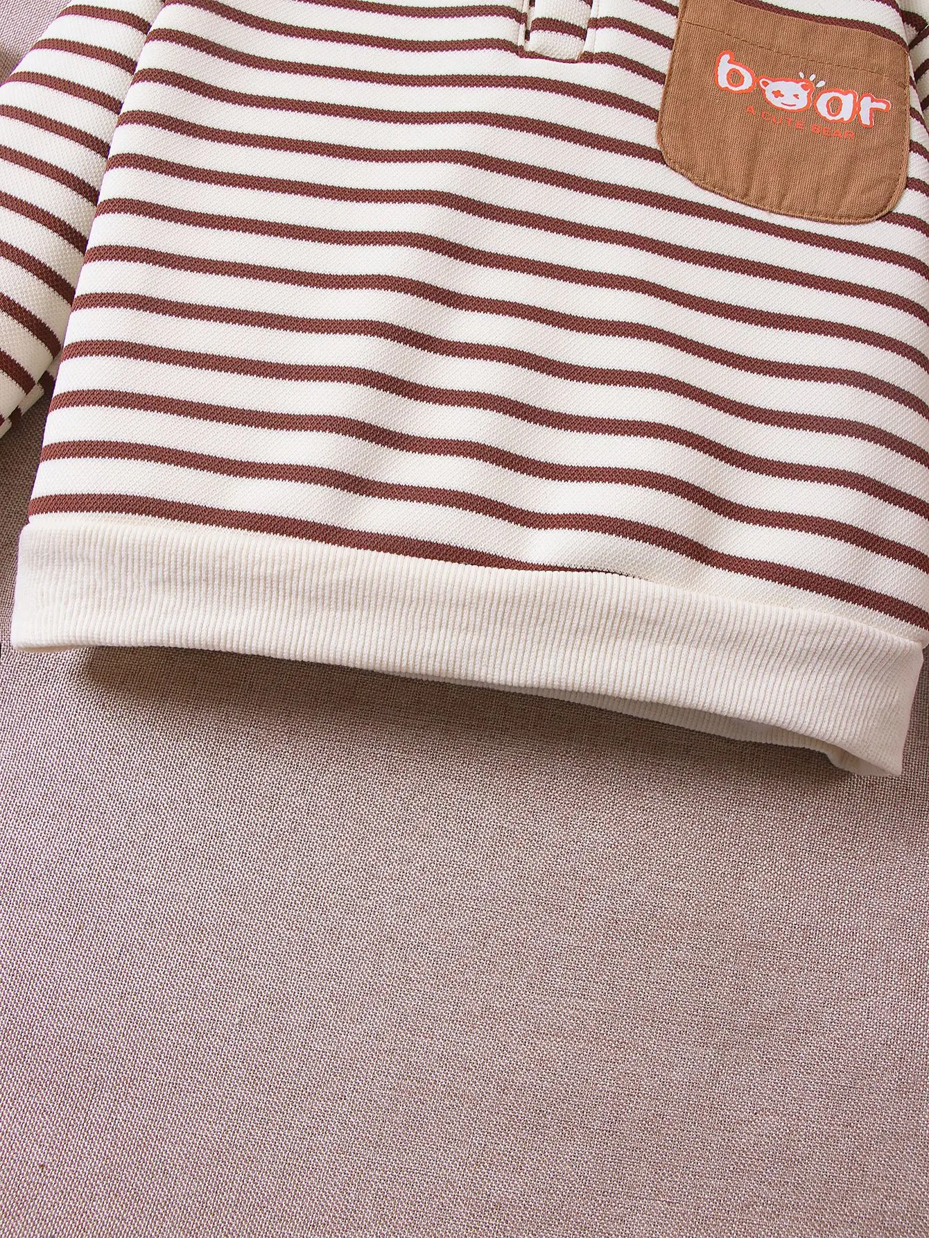 Baby Striped Polo Shirt with Lapels for Boys Autumn Wear — feature 11