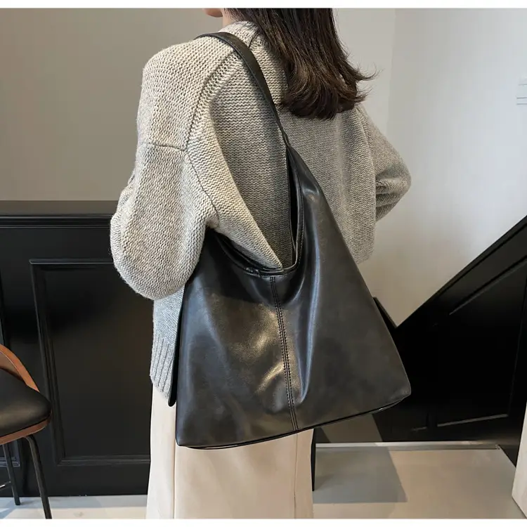 Women's Retro Brown Tote Bag 2024 All Season Commuter Shoulder Crossbody — feature 23