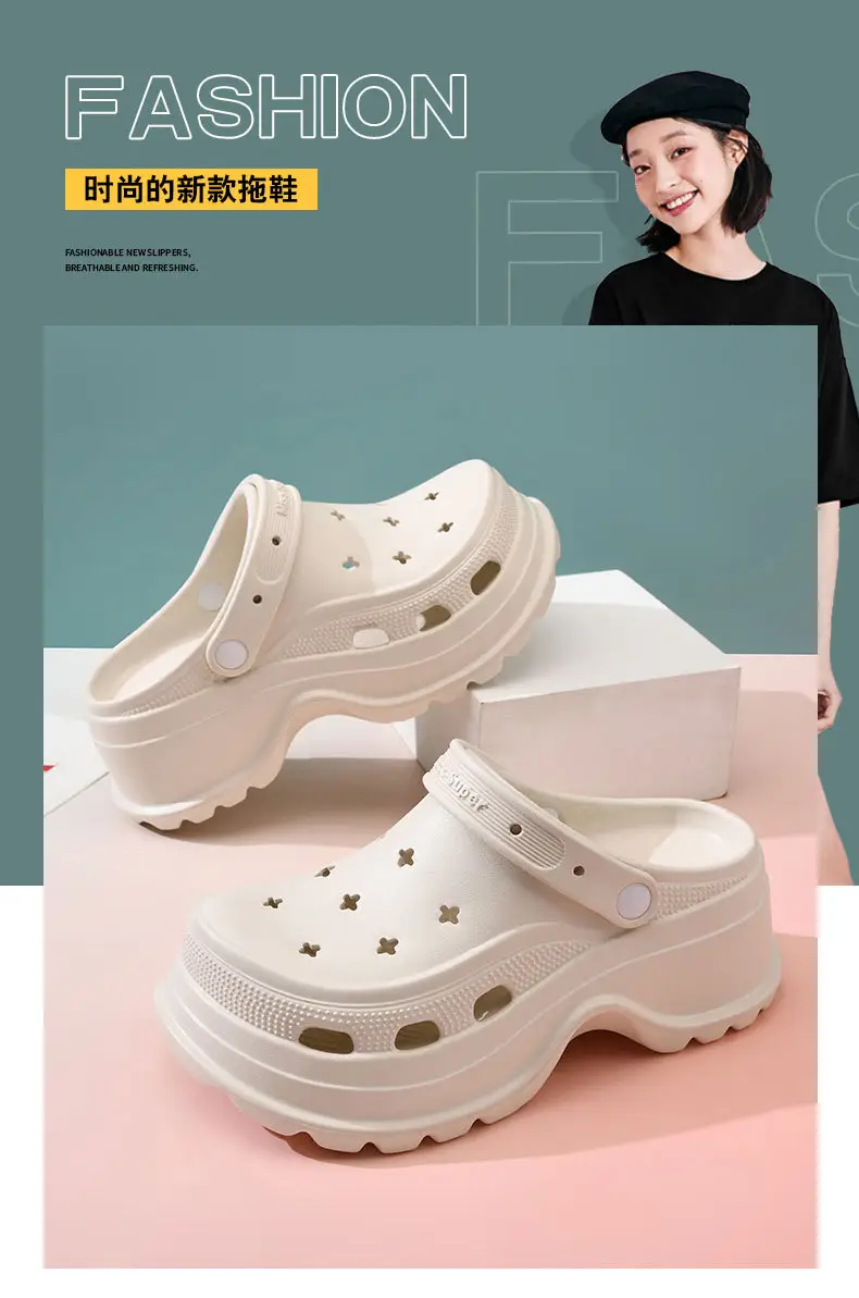 Women Pink Star Hole Sandals Summer β feature 3