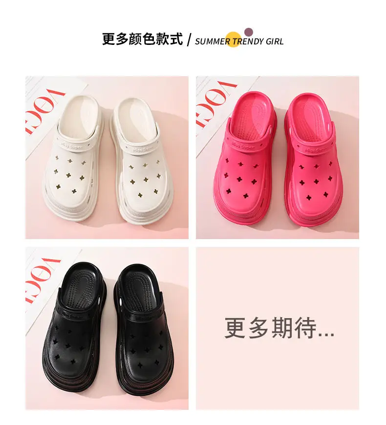 Women Pink Star Hole Sandals Summer β feature 5