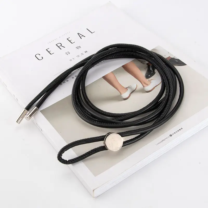 Women's Black PU Leather Knot Belt for All Occasions - Image 7