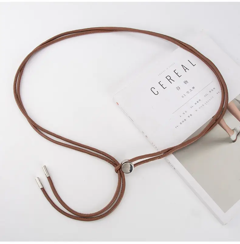 Women's Black PU Leather Knot Belt for All Occasions — feature 12