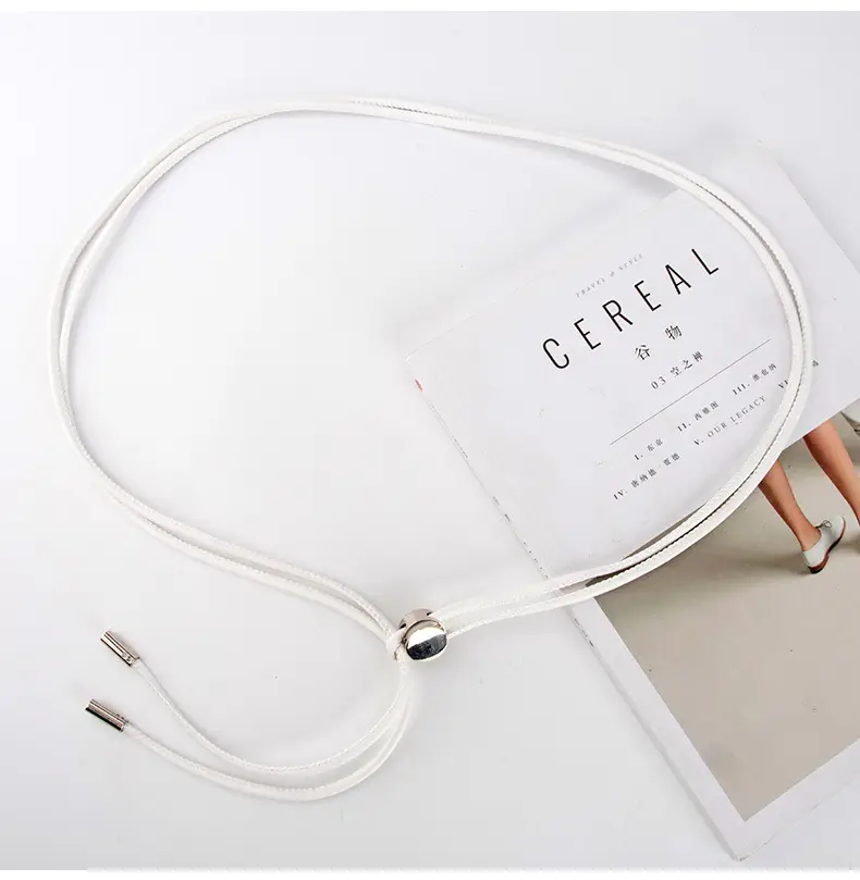 Women's Black PU Leather Knot Belt for All Occasions — feature 13