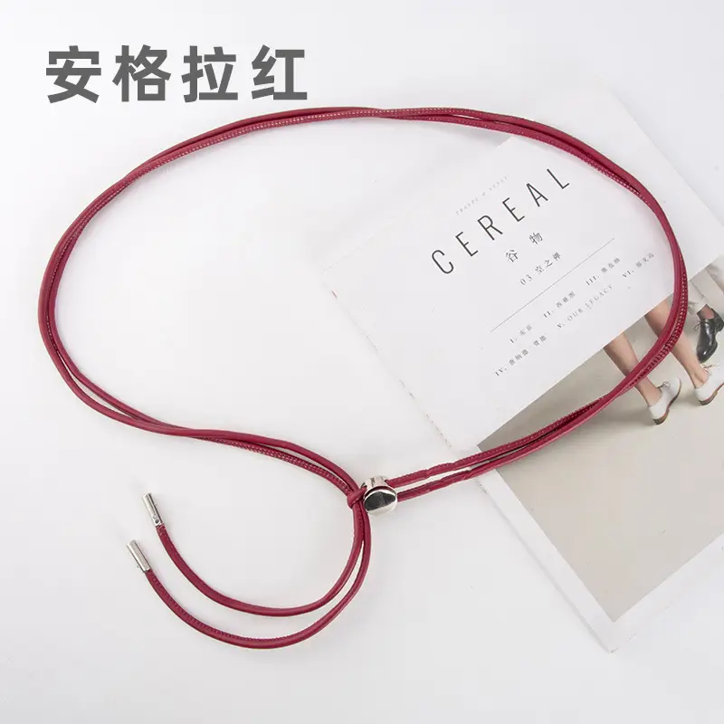 Women's Black PU Leather Knot Belt for All Occasions - Image 3