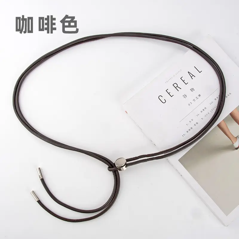 Women's Black PU Leather Knot Belt for All Occasions - Image 5