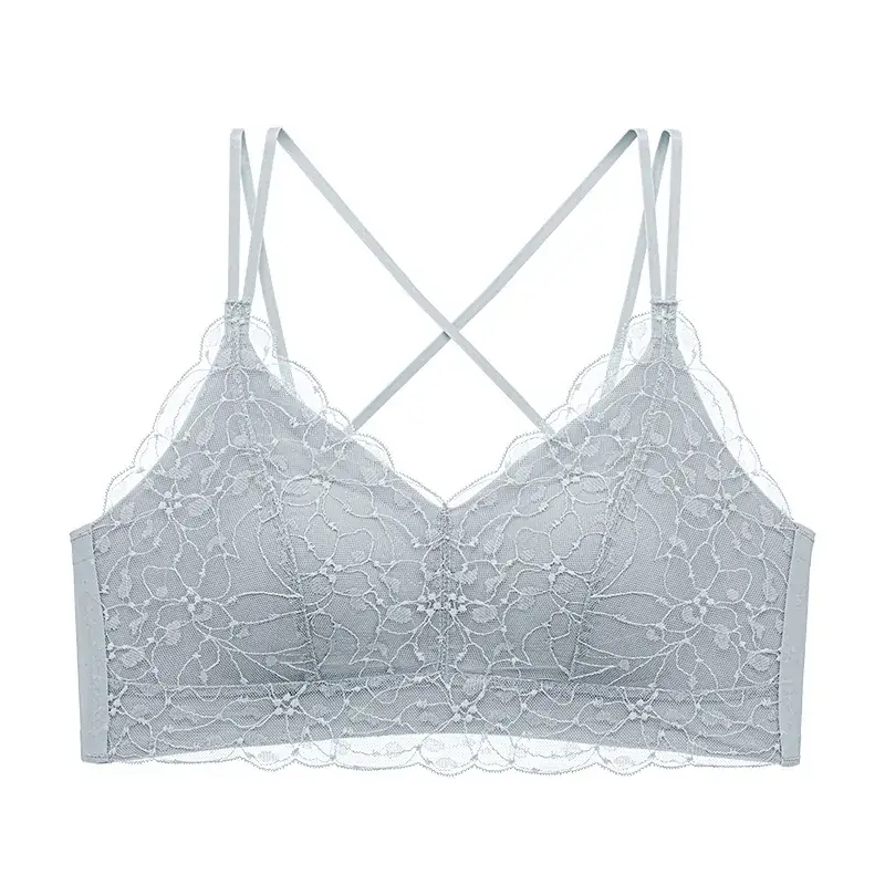 Lace All-In-One Bra with Back Strap & No Rims