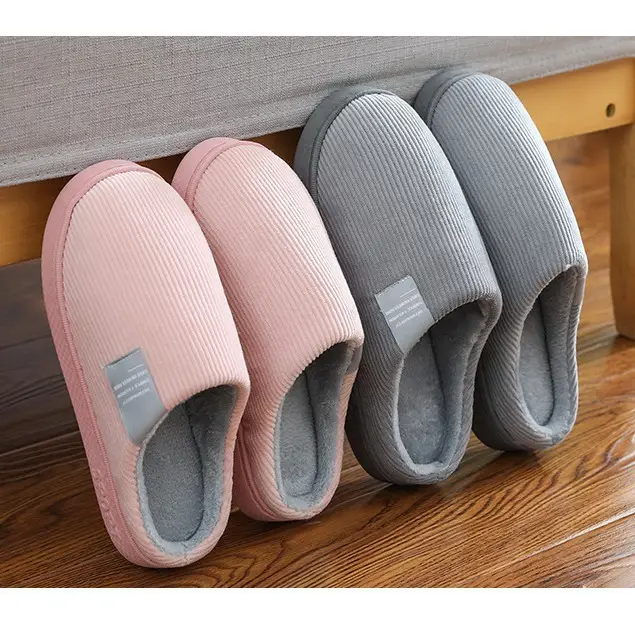 Cixi Cotton Slippers for Women, Spring, Autumn and Winter Home Use, Indoor Non-Slip Confinement Shoes, Thick-Soled Home Warm Couple Men - Image 9