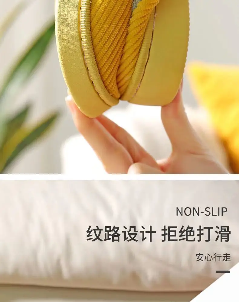 Cixi Cotton Slippers for Women, Spring, Autumn and Winter Home Use, Indoor Non-Slip Confinement Shoes, Thick-Soled Home Warm Couple Men — feature 11