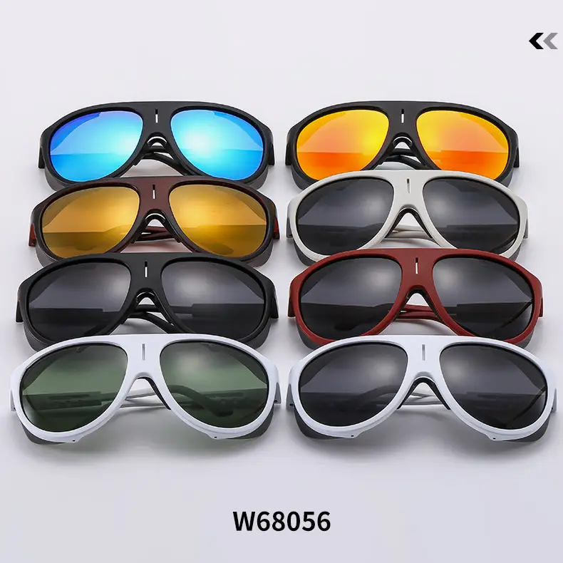 UV-Proof Men's Blue Sunglasses with Black Frames — feature 8