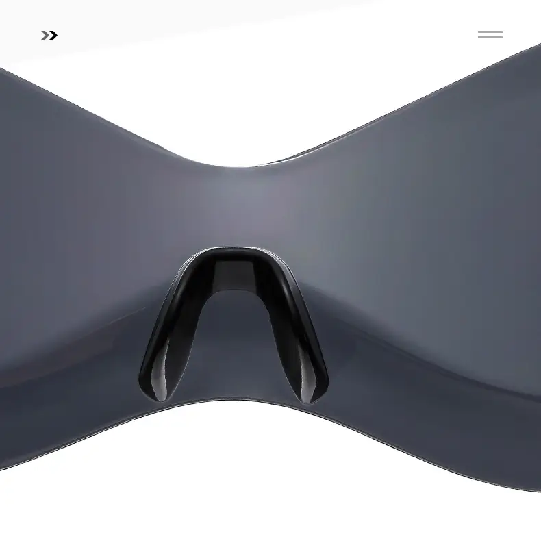 New European Oversized Yellow Sunglasses Y2K Wind Mask — feature 6