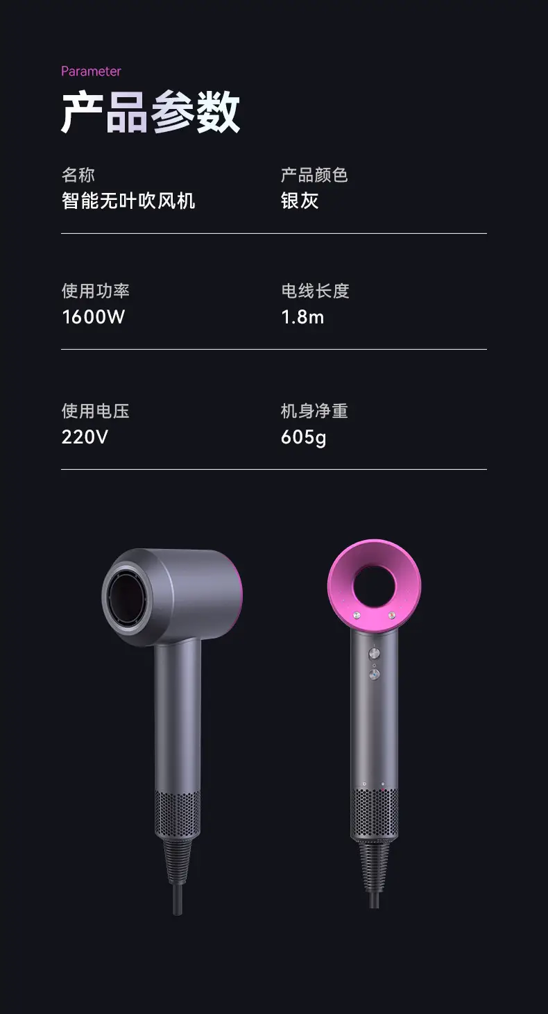 High-Speed Hair Dryer with Negative Ion Technology — feature 15