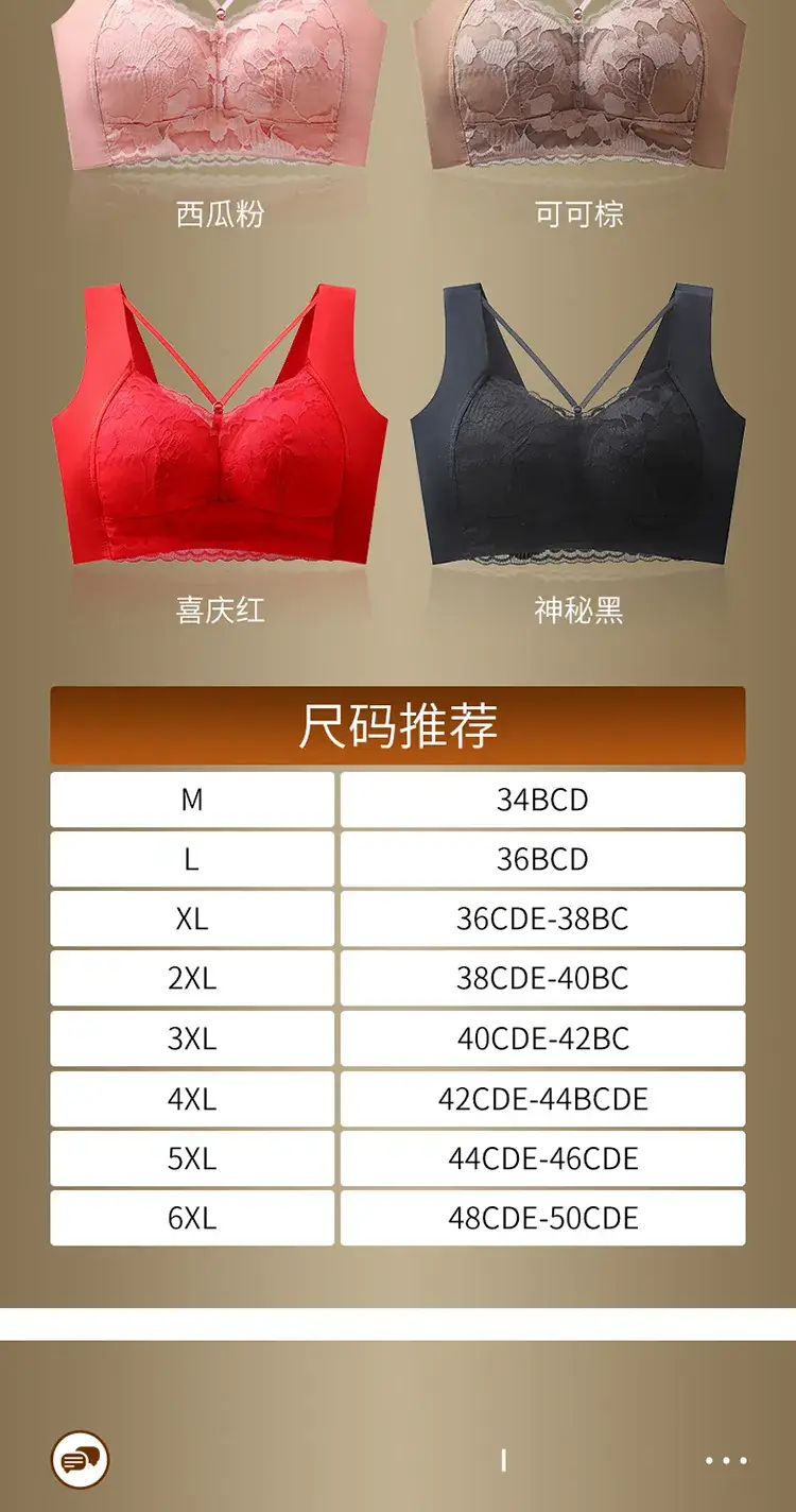 Adjustable Push-Up Bra for Women Large Cup — feature 17