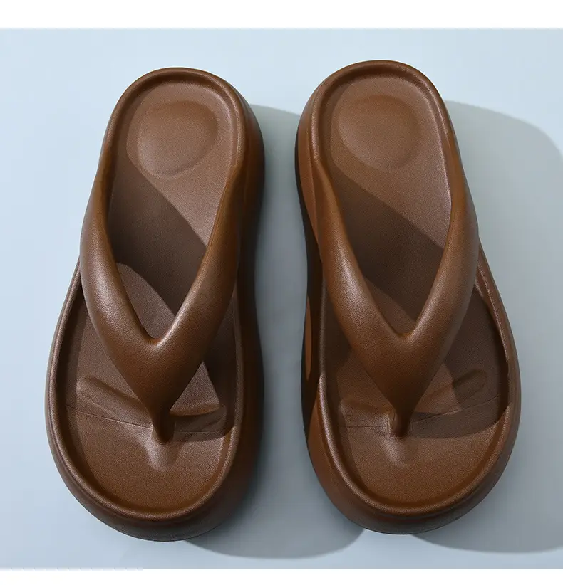 Flip-flops Women's Summer Wear Thick-soled Wear-resistant Non-slip Sandals EVA Home All-match Dung-feeling Non-stinking Sandals — feature 14