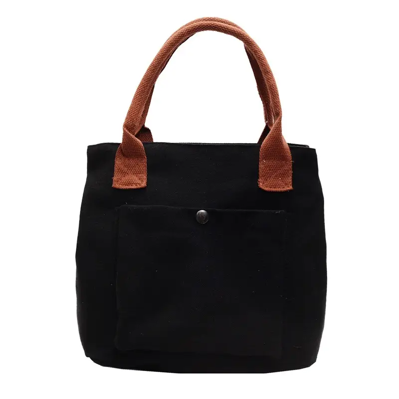 Women's Blue Canvas Shoulder Bag Large Winter 2024 - Image 10