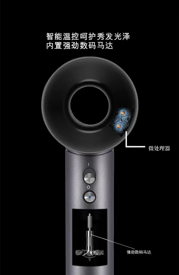 Leadless Hair Dryer 1.8m Silver Gold — feature 4