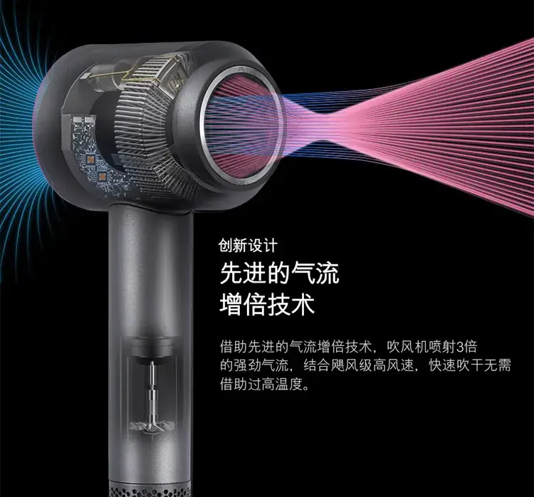 Leadless Hair Dryer 1.8m Silver Gold — feature 6