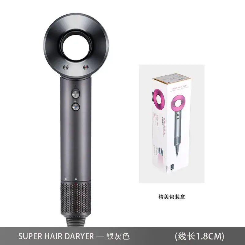 Leadless Hair Dryer 1.8m Silver Gold - Image 2