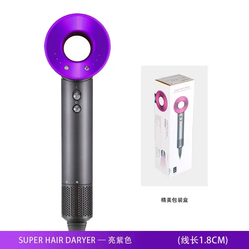 Leadless Hair Dryer 1.8m Silver Gold - Image 3