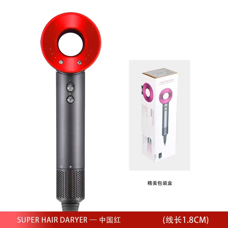Leadless Hair Dryer 1.8m Silver Gold - Image 4