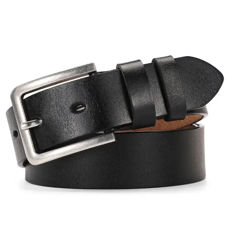 New Men's Antique Leather Buckle Belt Foreign Trade — feature 9