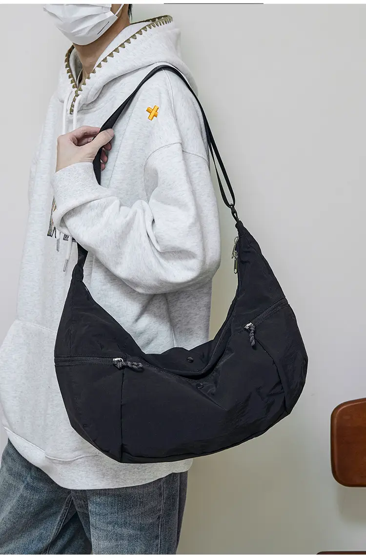 Lilac Nylon Messenger Bag 2024 with 2 Pcs — feature 13