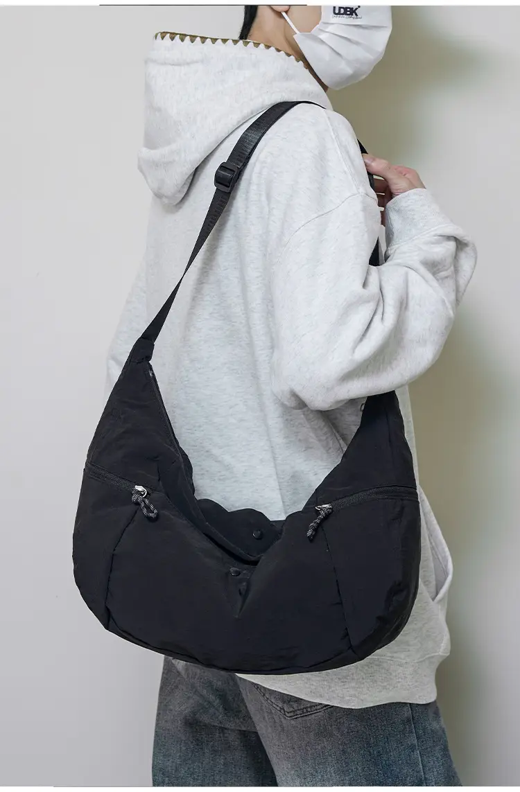 Lilac Nylon Messenger Bag 2024 with 2 Pcs — feature 14