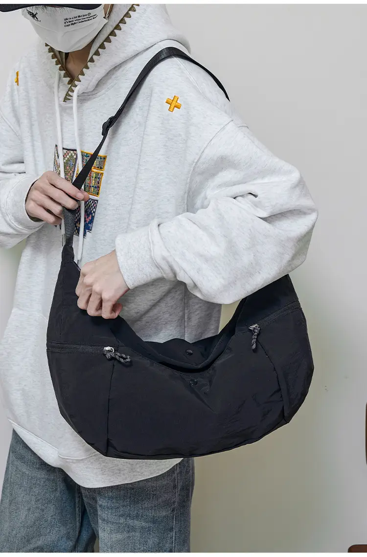 Lilac Nylon Messenger Bag 2024 with 2 Pcs — feature 15