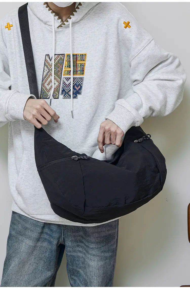 Lilac Nylon Messenger Bag 2024 with 2 Pcs — feature 16