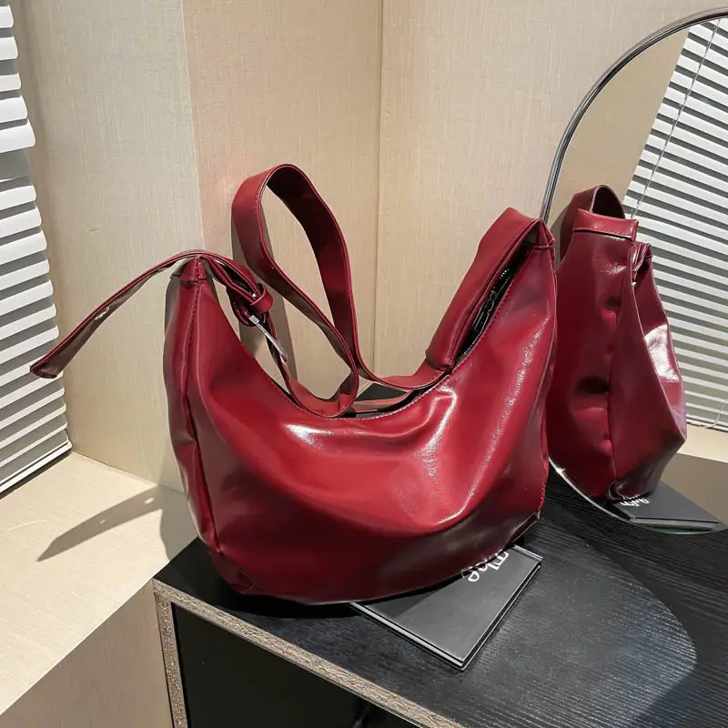 2024 Red High-End Shoulder Messenger Bag for Women - Image 8